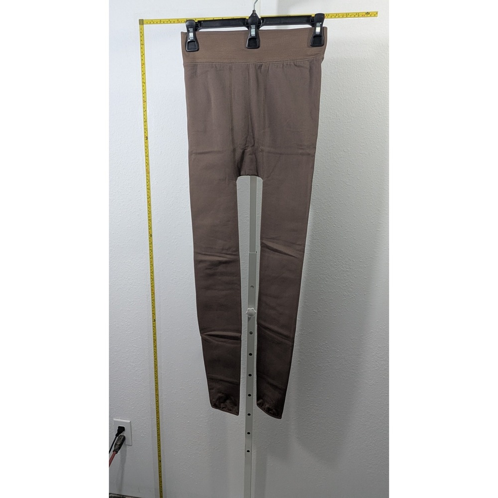 Womens‎ Brown Stirrup Leggings High Waisted Stretch Athletic Yoga Pants Small